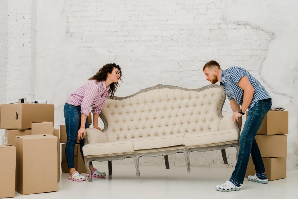 donating old furniture
