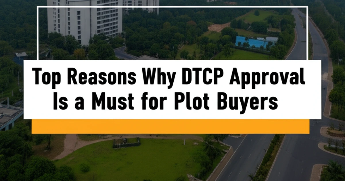 Top Reasons Why DTCP Approval Is a Must for Plot Buyers
