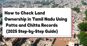 land ownership tamil nadu patta chitta
