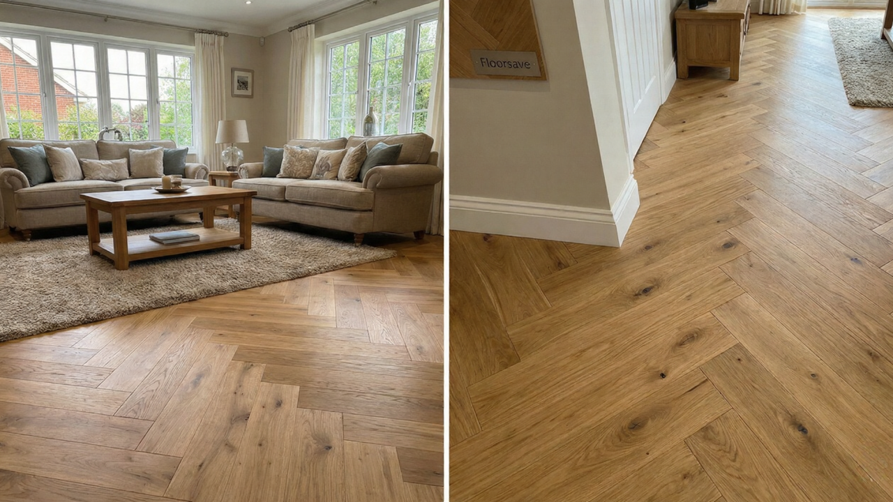 herringbone flooring