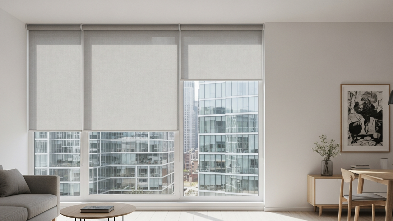 roller blinds for modern apartments