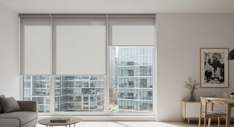 roller blinds for modern apartments
