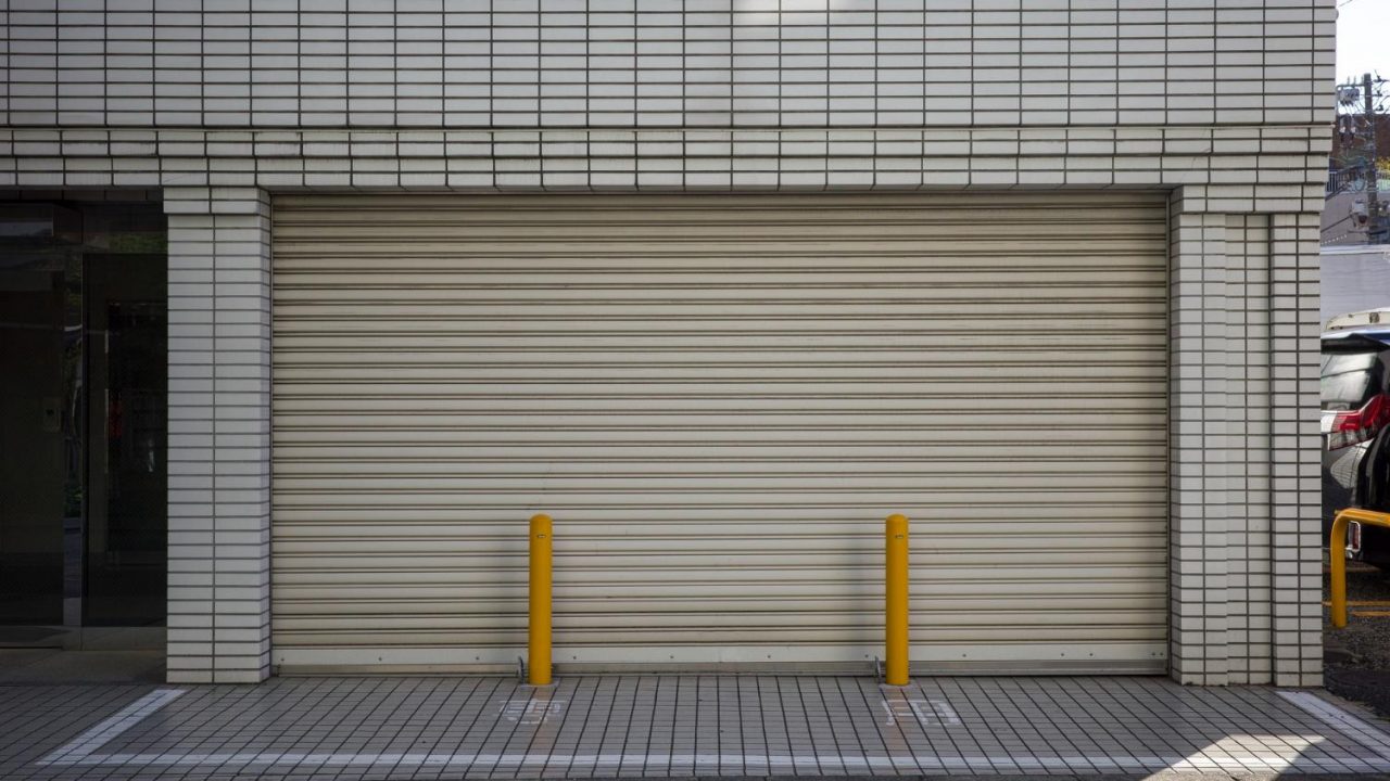 one garage door panel