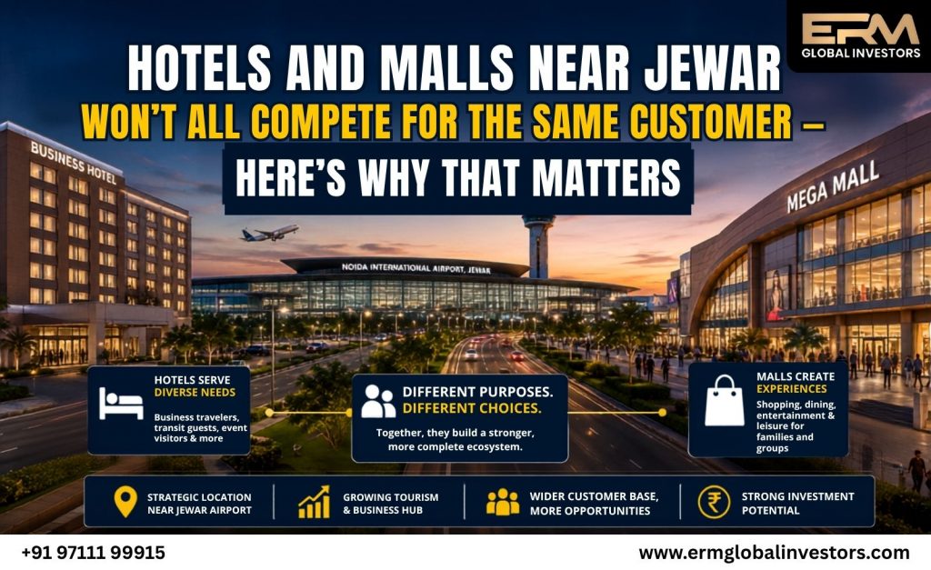 hotels and malls near Jewar