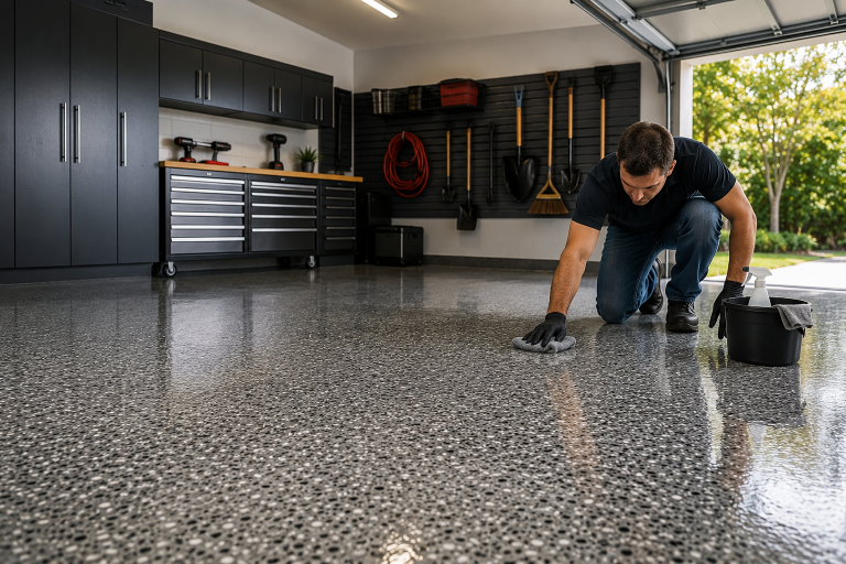 garage floor coating maintenance